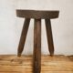 Wooden tripod stool