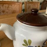 Set of 3 mazagrans and teapot