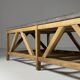 Vintage bluestone coffee table