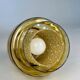 Amber glass vintage pendant, 1960s–70s style