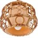 Handmade bamboo and rattan suspension from the 1960s, France.