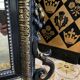 Mirror period Napoleon III blackened wood