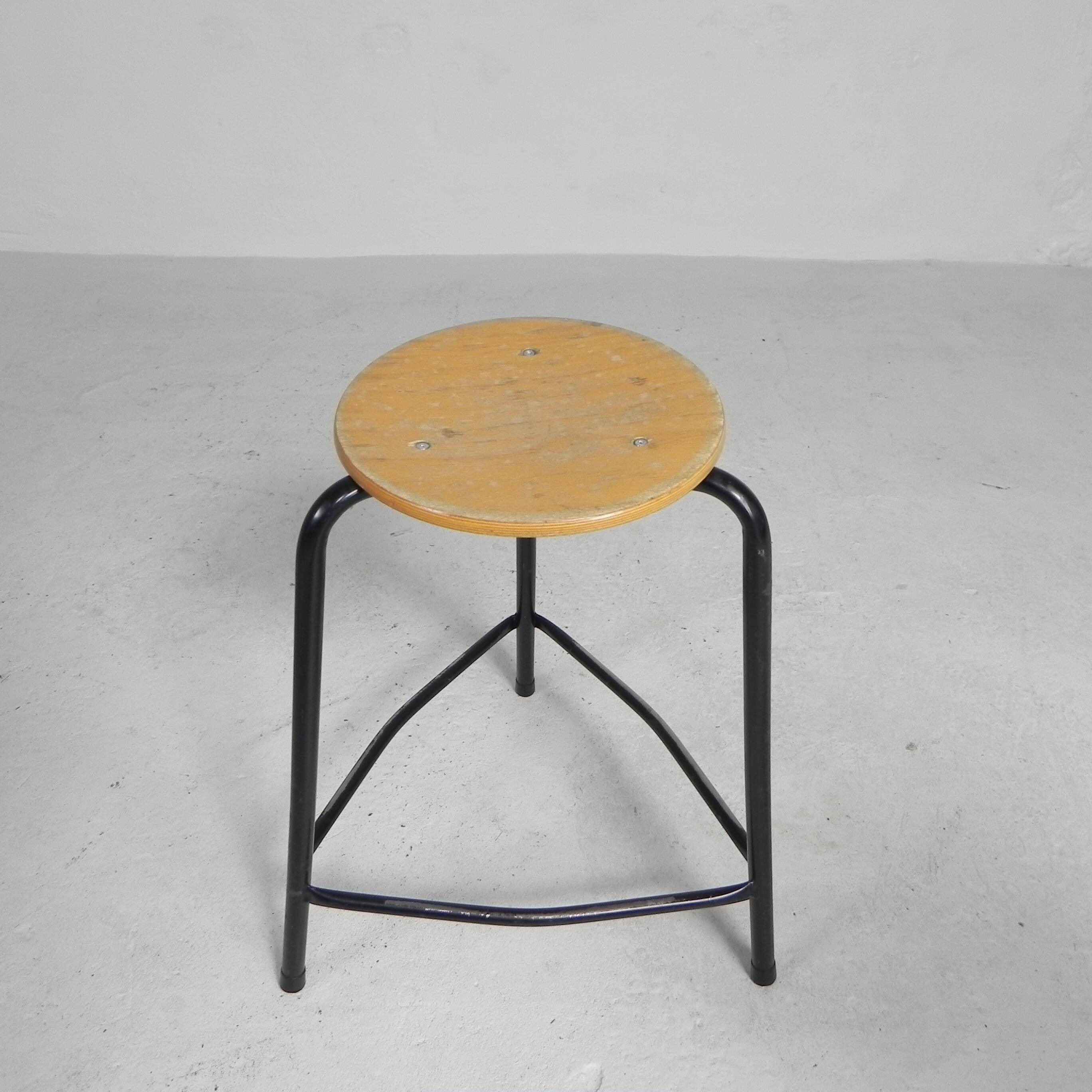 Industrial stackable stool, 59 cm high