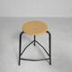 Industrial stackable stool, 59 cm high