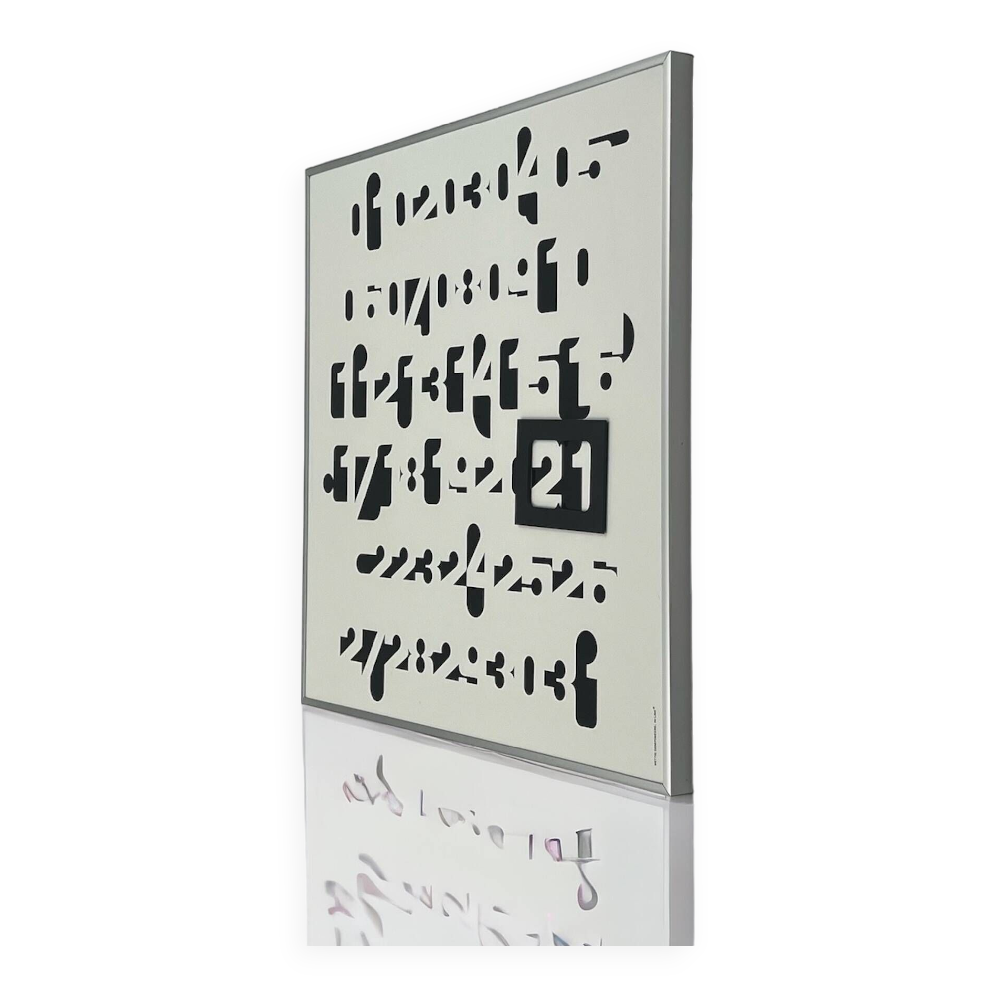 Rare Calendar 'Imbroglio', Jean-Pierre Vitrac Iconic Design 1970s