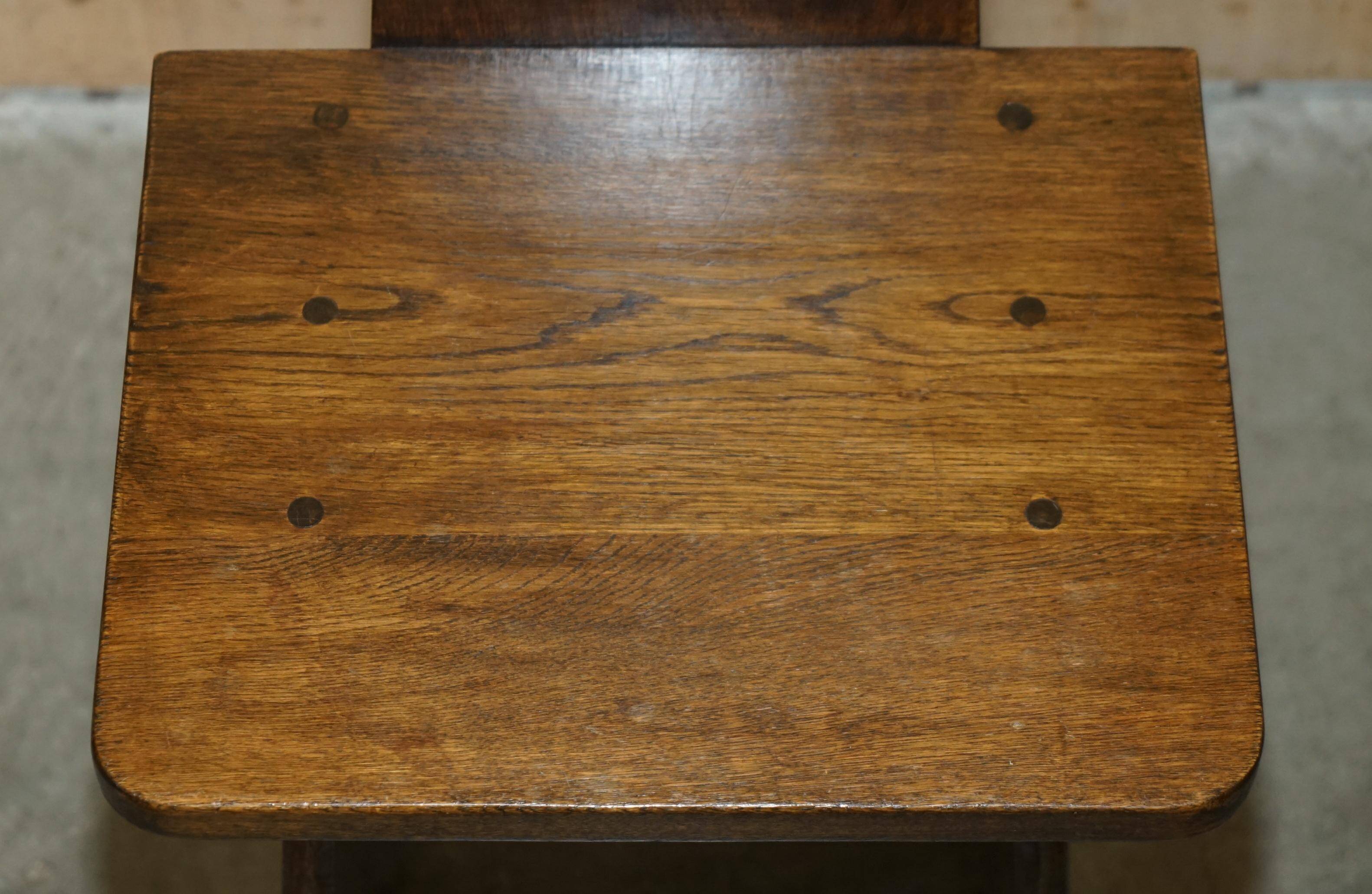 Pair of Victorian Arts and Crafts chairs with four boards.