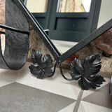 Art Deco wrought iron mirror