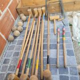 Old croquet game