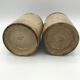 Set of 2 old ceramic jam jars