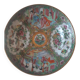 Assiette de collection japonaise, scène de vie et nature. Restaurée.