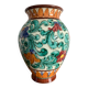 Cerart Monaco vase – relief floral decoration – signed and numbered – year