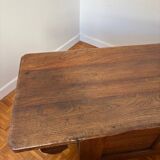 Grand coffre ancien en chêne massif – XIXe – belle patine d’origine