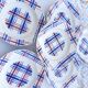 6 vintage grid plates St Amand