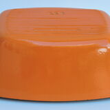 Enamelled cast iron casserole Le Creuset 4L5 designed by Raymond Loewy Vintage