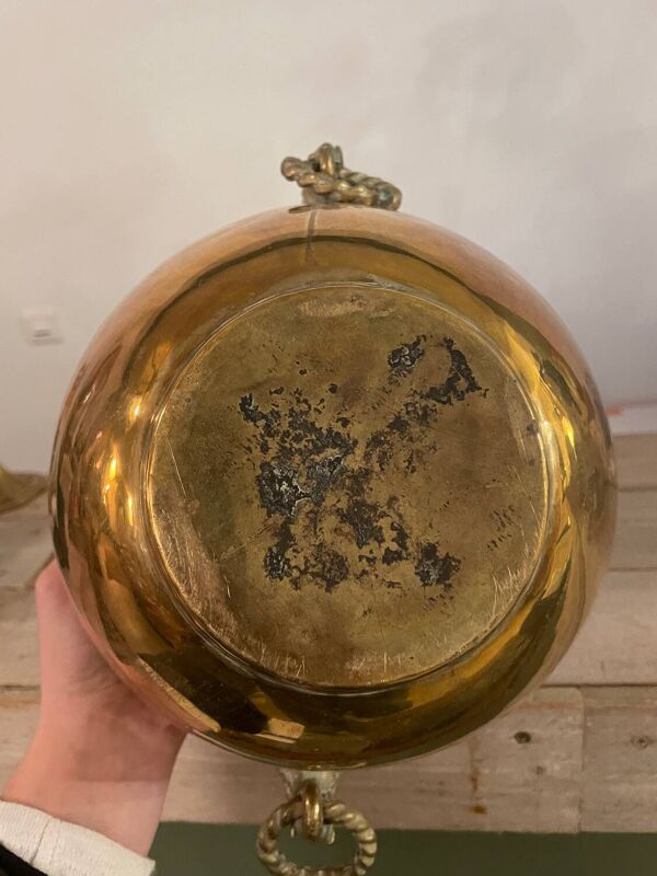 Cache pot indien XIXeme