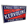 Plaque émaillée kervoline