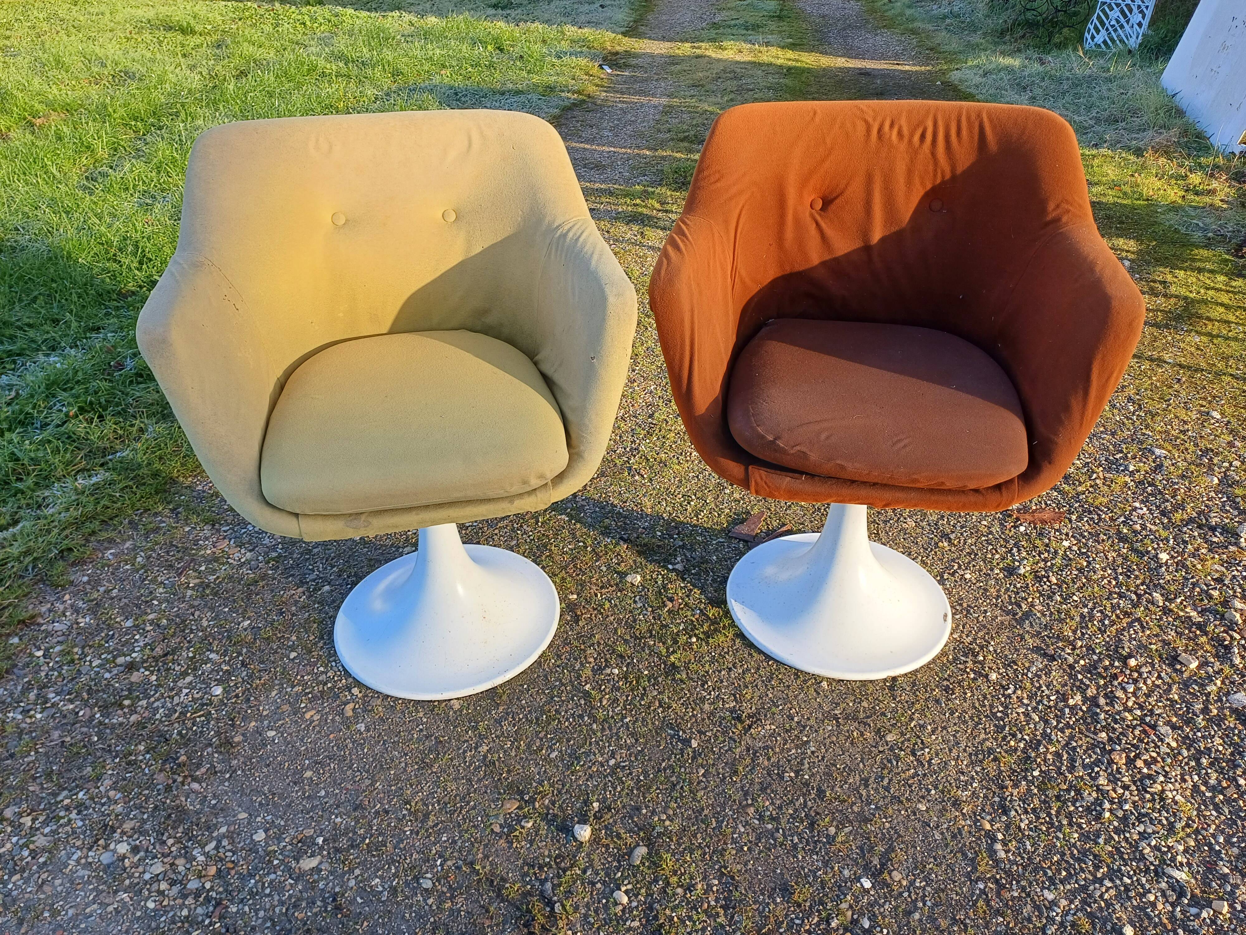 Pair of Vintage Armchairs from the 70s