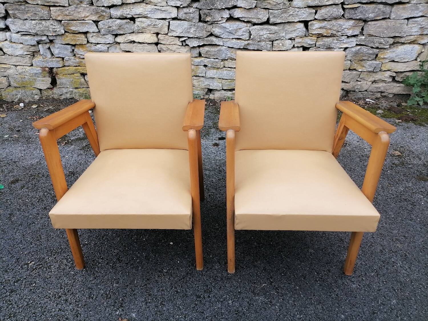Vintage armchairs.