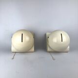 Vintage Italian Guzzini sconces model Bugia. Set of two