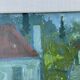 Vintage Landscape Painting“Paysage aux Robinson” By Svan Grandin 1906-1982