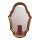 Wood mirror 32x21cm
