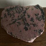 Raw pink marble trinket tray, 1970