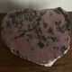 Raw pink marble trinket tray, 1970