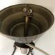 Danish opal glass pendant lamp Holmegarard / Space Age