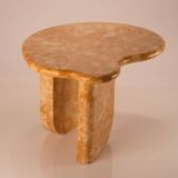 Royal yellow marble side table