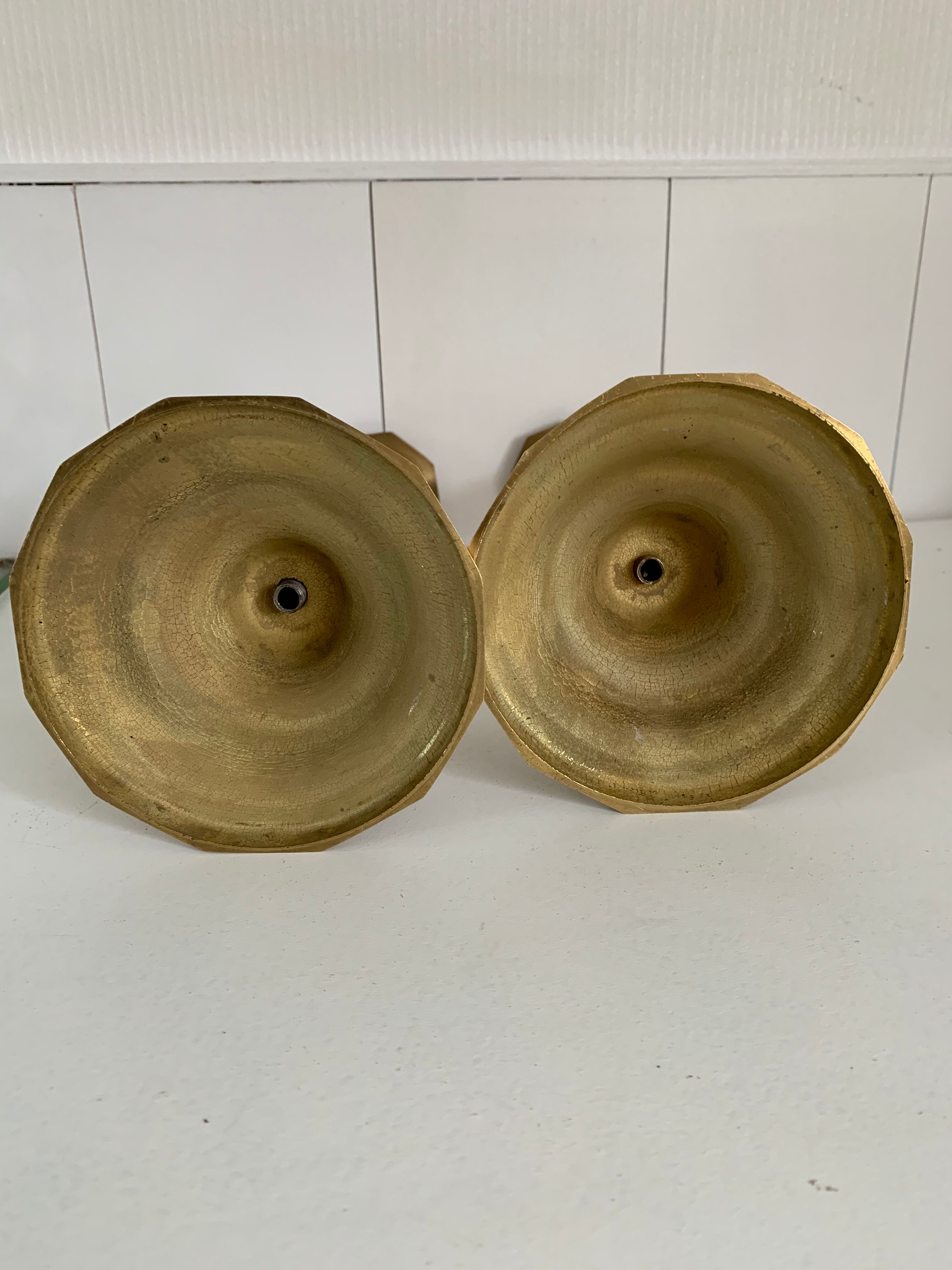 Candlesticks brass 1960