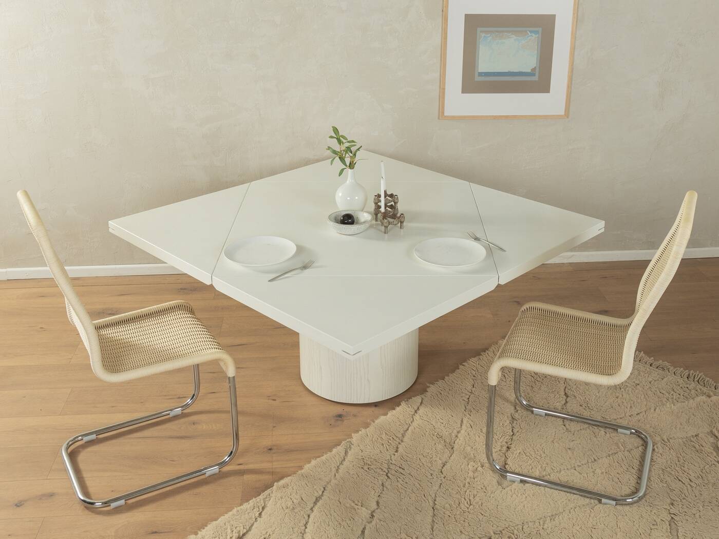 Table à manger Quadrondo, Erwin Nagel pour Rosenthal