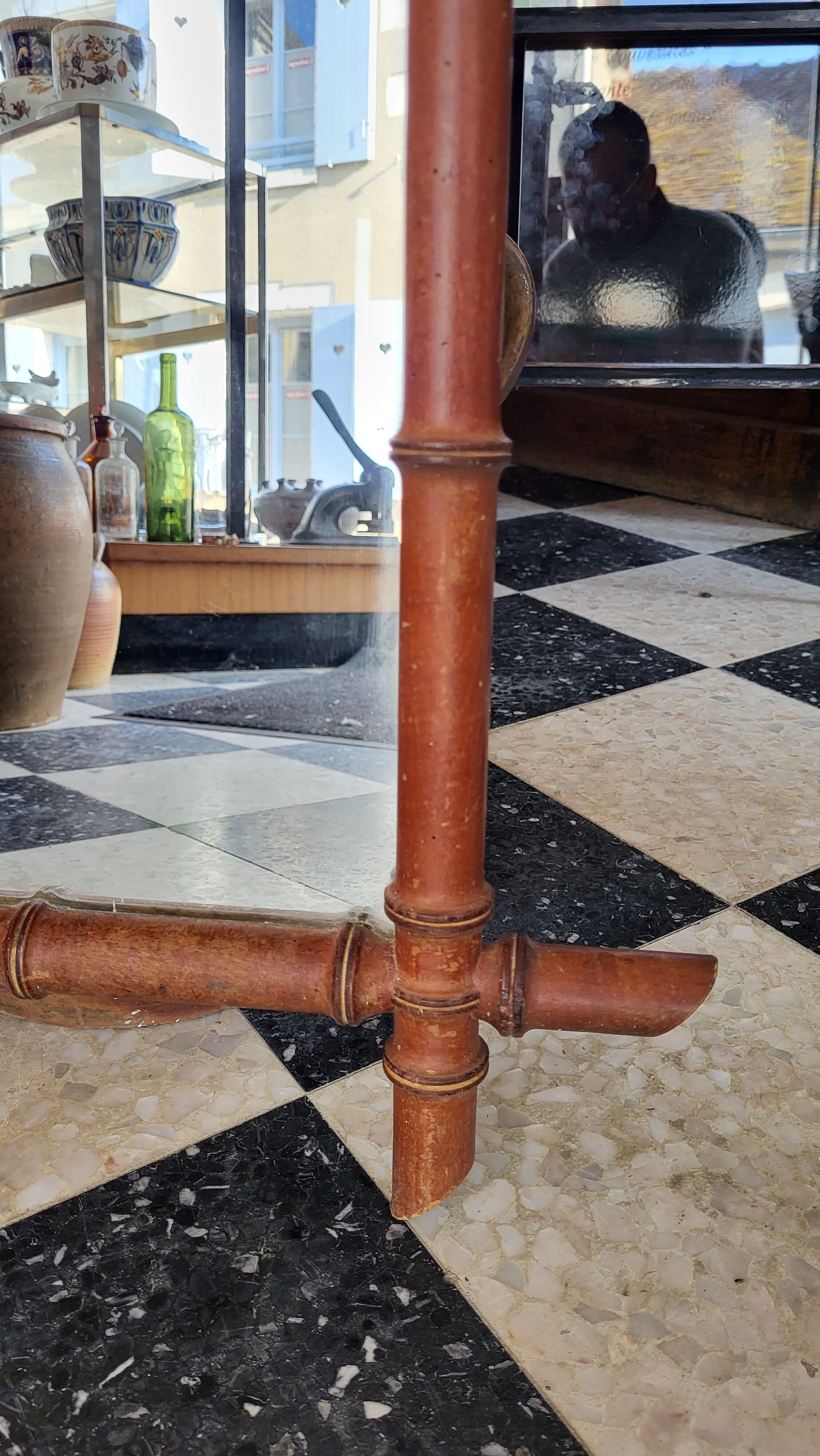 Miroir 58*80 cm en bois façon bambou 1900