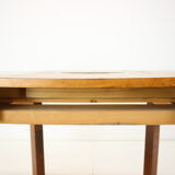 Art deco extendable dining table, 1930's, restored