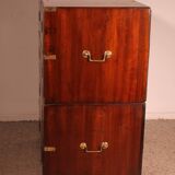 Commode militaire, de marine en acajou, XIXème siècle