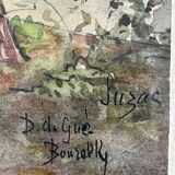 Painting: Watercolor - Seaside landscape