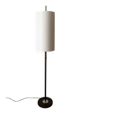 Lampadaire Monix monte baisse en chrome et bois - Paris 1960