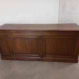 Banque de magasin à tiroirs en chêne