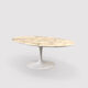 Tulip oval arabescato marble coffee table by Eero Saarinen for Knoll International 1990s
