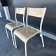 Paire de chaise Mullca 510 version beige et naturel