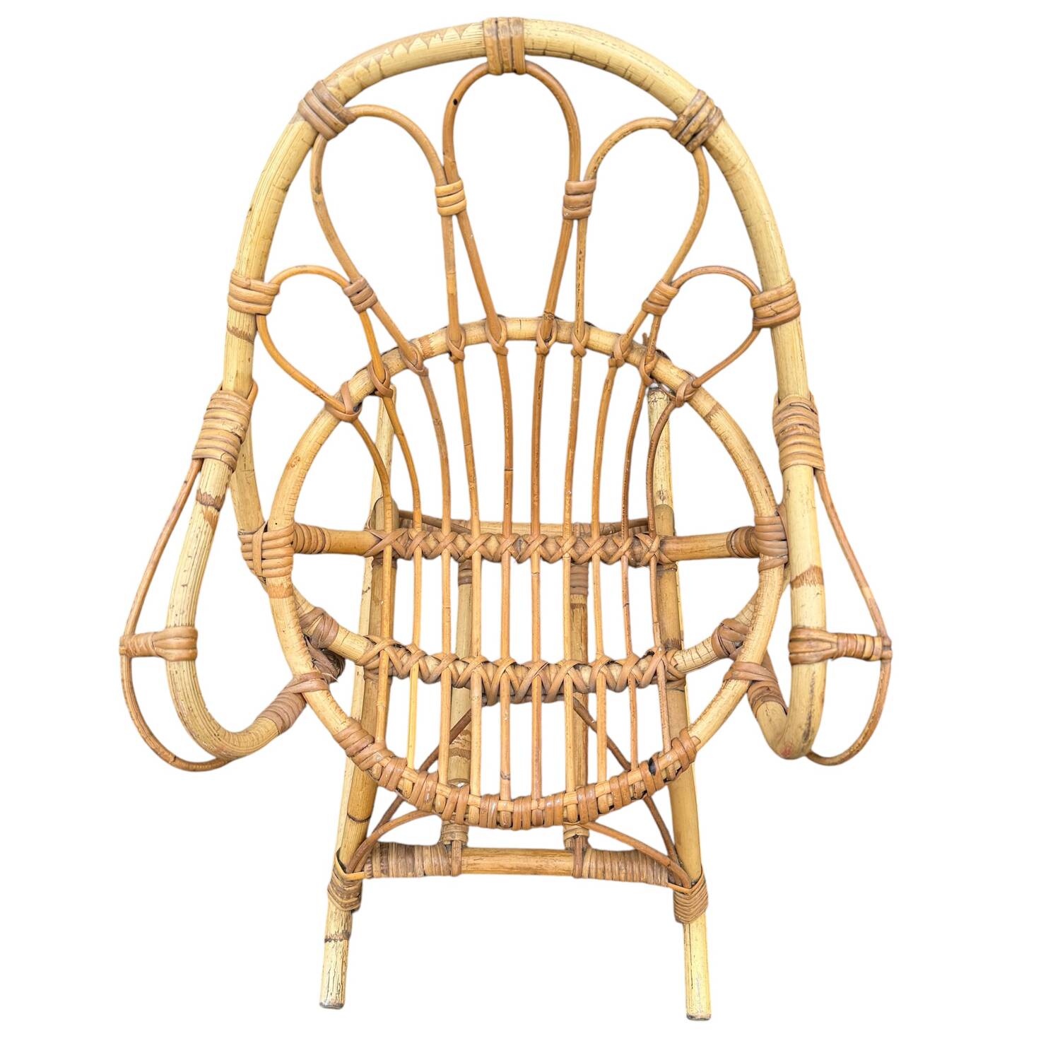 Provencal children's rocking chair from the 50s