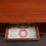 Sideboard of the 1960s teak doors sliding