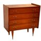 Commode vintage teck vernis 1970