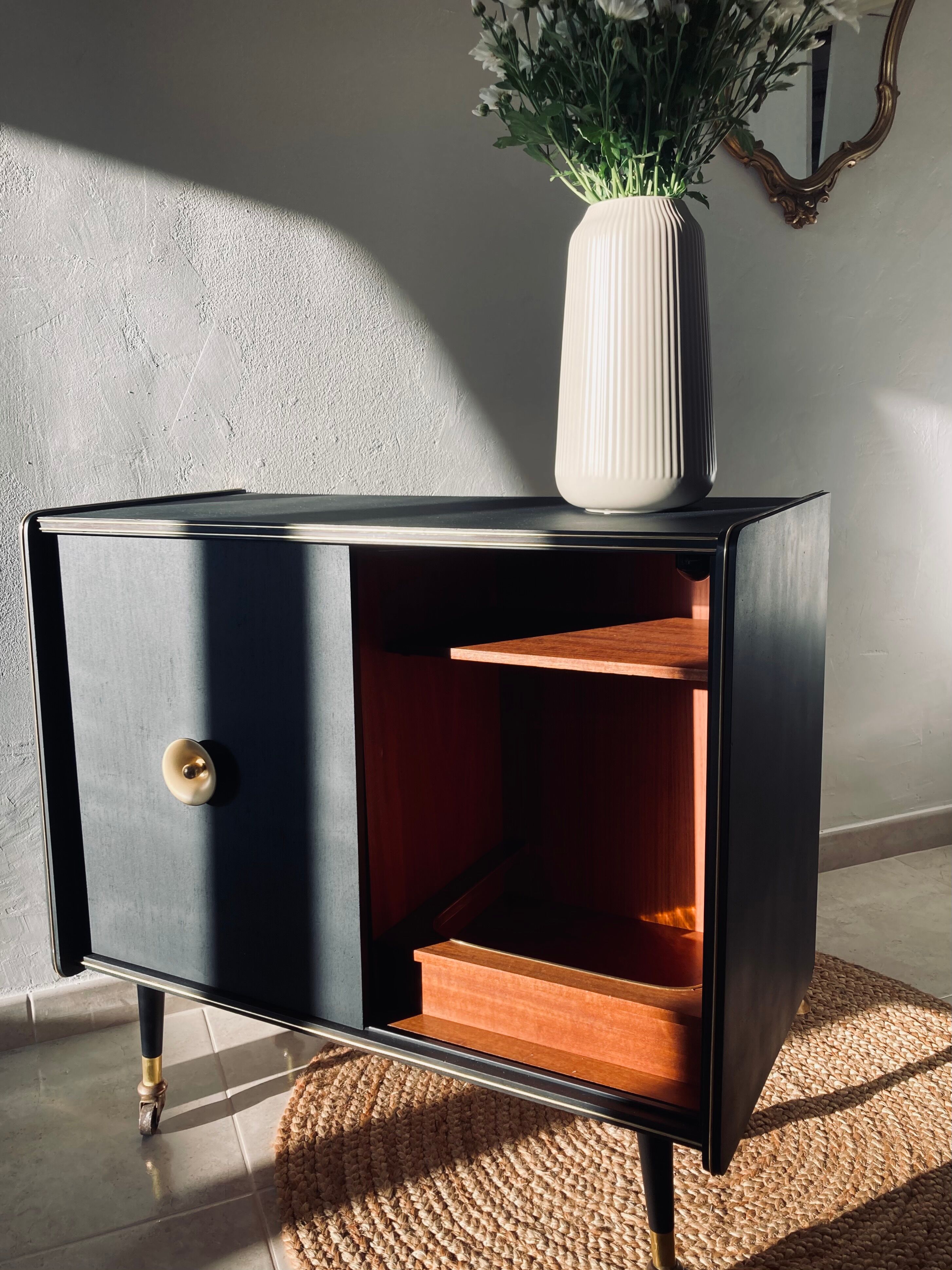 Vintage bar on wheels