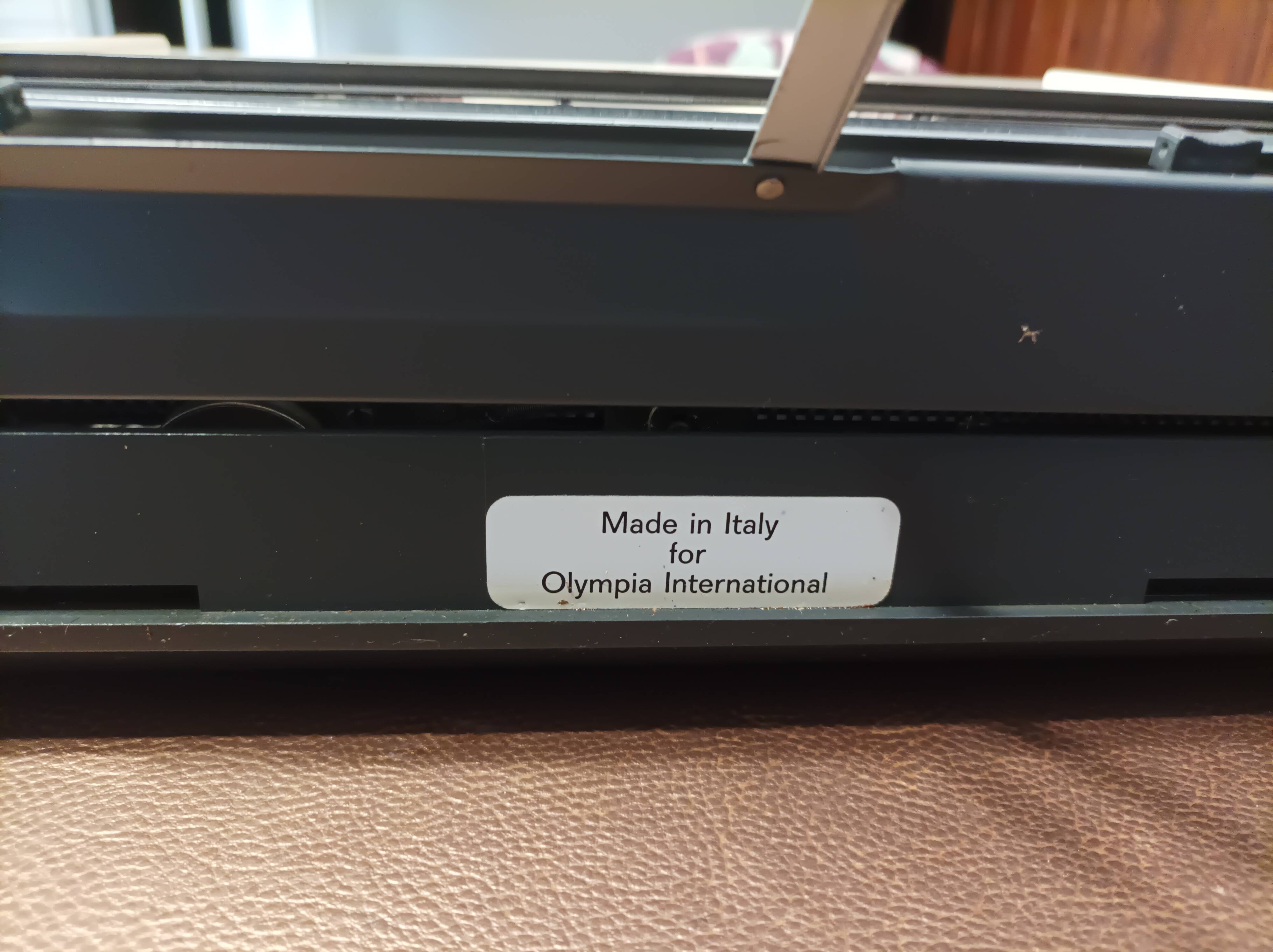 Special Olympiatte typewriter