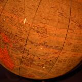 Perrina luminous glass world map, picquart globe