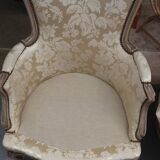 Paire de bergères de style Louis XV