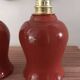 Pair of ceramic and glass wall sconces