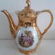 Gold porcelain coffee service