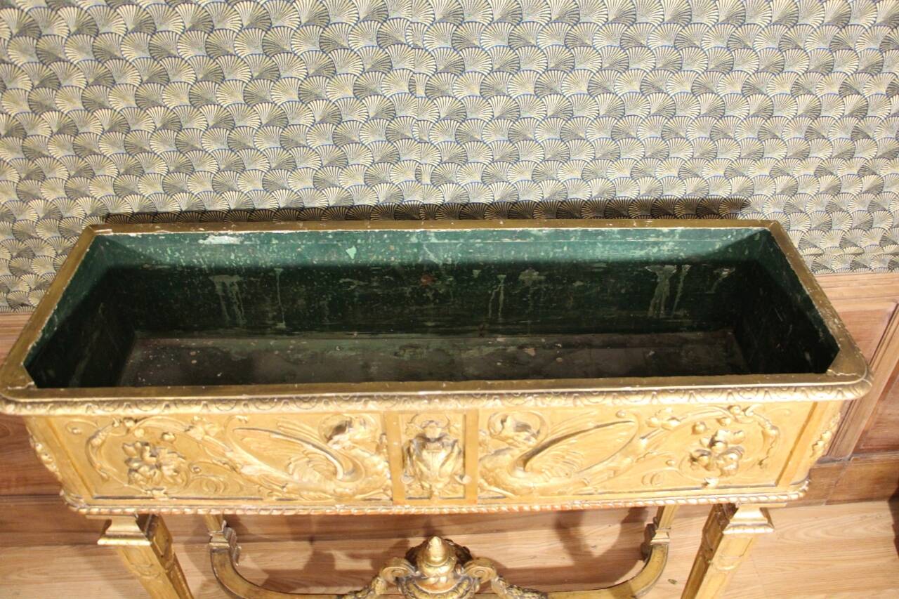 Jardinière en bois doré xixeme