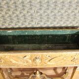 19th century gilded wood planter